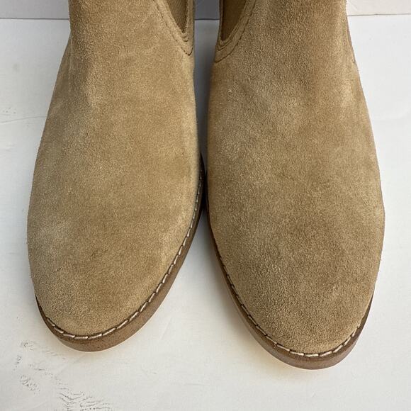 Splendid Women's Size 6.5 M Brown Racha Suede Ankle Boot Block Heel Pull On NIB - Picture 4 of 13